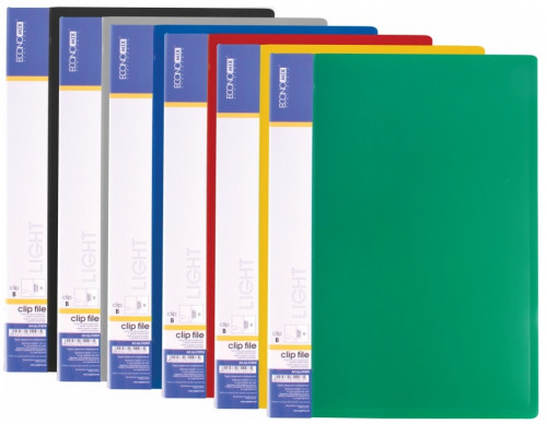 Mape ar piespiedēju ECONOmix PP A4 500µm asorti 31208