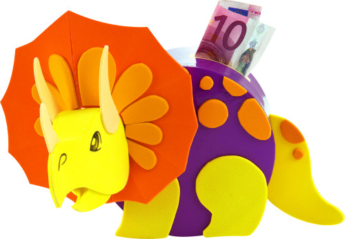 Putu gumijas loksnes (foamirāns) FOLIA 20*29cm 2mm 10gab. oranža N40