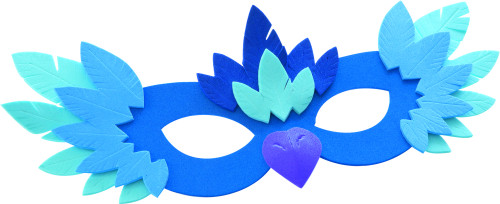 Putu gumijas loksnes (foamirāns) FOLIA 20*29cm 2mm 10gab. violeta N28