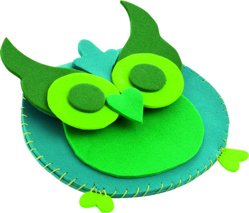 Putu gumijas loksnes (foamirāns) FOLIA 20*29cm 2mm 10gab. tirkīzzila N38