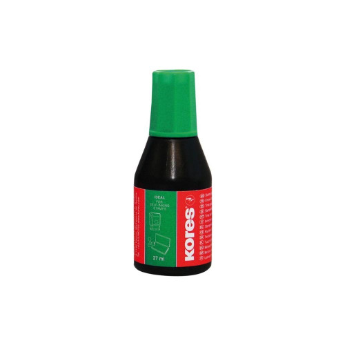Zīmogu krāsa KORES 27ml zaļa