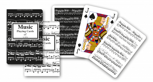 Kārtis PIATNIK 88.9*57.15mm 55 gab. "Music" 1247 (s)