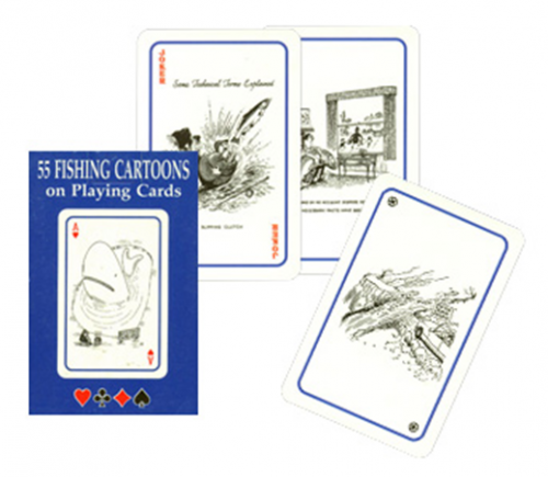 Kārtis PIATNIK 88.9*57.15mm 55 gab. "Fishing Cartoons" 1333