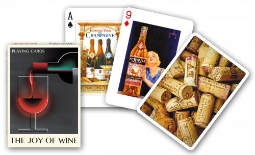 Kārtis PIATNIK 88.9*63.5mm 54gab. "The Joy of Wine" 1131 (s)