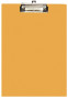 Planšete ar piespiedēju ECONOmix 23*32cm PP 1,2mm puscaurspīdīga, oranža 30156-86