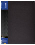 Katalogu mape Economix PP A4 20 kabatas, melna 30602-01