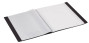 Katalogu mape Economix PP A4 20 kabatas, melna 30602-01