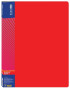 Katalogu mape Economix PP A4 20 kabatas, sarkana 30602-03