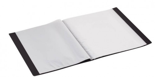 Katalogu mape Economix PP A4 30 kabatas, melna 30603-01