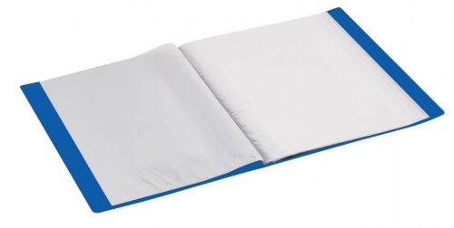 Katalogu mape Economix PP A4 30 kabatas, zila 30603-02