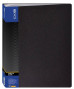 Katalogu mape Economix PP A4 60 kabatas, melna 30606-01