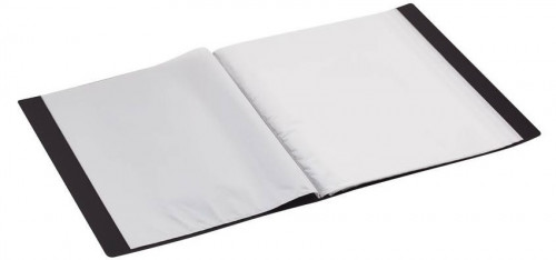 Katalogu mape Economix PP A4 60 kabatas, melna 30606-01