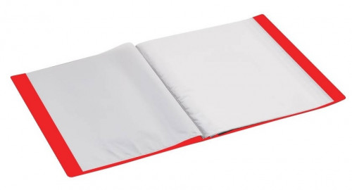 Katalogu mape Economix PP A4 10 kabatas, sarkana 30601-03