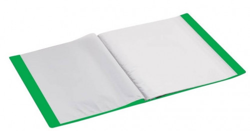 Katalogu mape Economix PP A4 10 kabatas, zaļa 30601-04