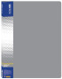 Katalogu mape Economix PP A4 10 kabatas, pelēka 30601-10