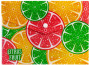 Mape-aploksne ar spiedpogu A5 PP 180µm "Citrus" 32013-03