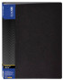 Katalogu mape Economix PP A4 40 kabatas, melna 30604-01