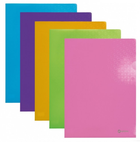 Mape-stūritis OPTIMA "Vyshivanka" A4 PP 180µm violeta 35120