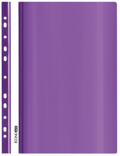 Mape-ātršuvējs ar perforāciju ECONOmix A4 PP violeta 31510-12