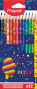 Zīmuļkrāsas MAPED "Pixel Party" 12 krāsas