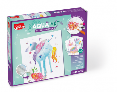 MAPED Creativ krāsošanas komplekts  Aqua Art "Vienradzis" 7+