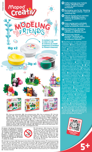 MAPED Creativ veidošanas mīkla "Modeling friends" 5+