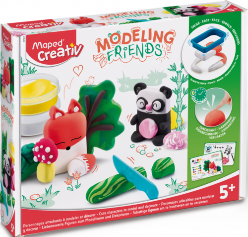 MAPED Creativ mīklas veidošanas komplekts "Lapsa+panda" 5+