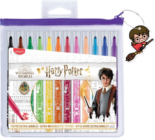 Flomāsteri MAPED "Harry Potter" 3.6mm 12 krāsas