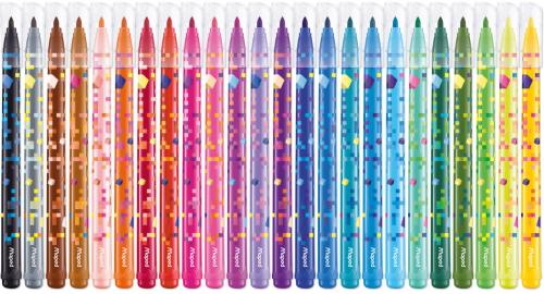 Flomāsteri MAPED "Pixel Party" 2.8mm 24 krāsas