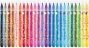 Flomāsteri MAPED "Pixel Party" 2.8mm 24 krāsas