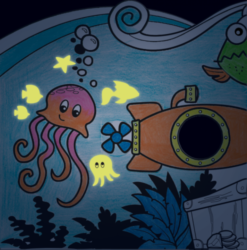 MAPED Creativ krāsošanas komplekts "Aquarium" 4+ A