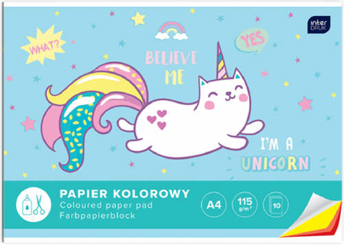 Aplikāciju papīrs INTERDRUK A4 115g/m2 10 lapas, vienpusējs