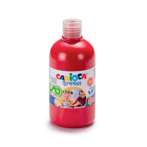 Tempera CARIOCA 500 ml, sarkana