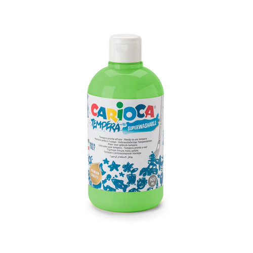 Tempera CARIOCA 500 ml, neona zaļa
