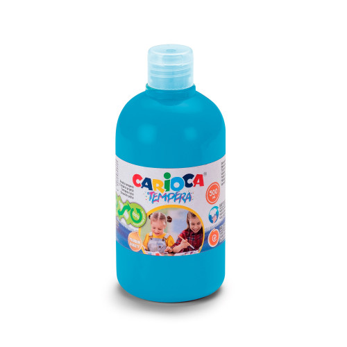 Tempera CARIOCA 500 ml, gaiši zila