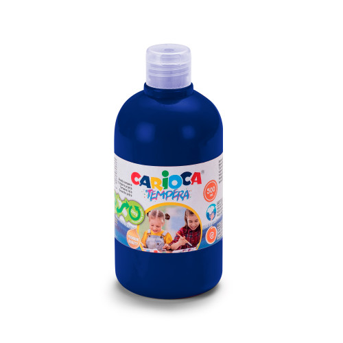 Tempera CARIOCA 500 ml, tumši zila