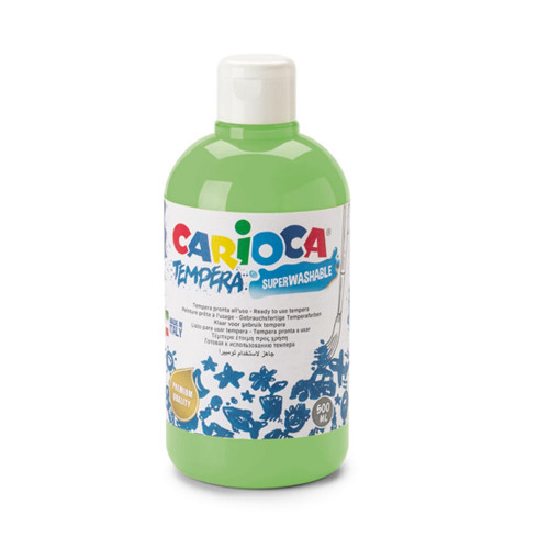 Tempera CARIOCA 500 ml, pasteļzaļa
