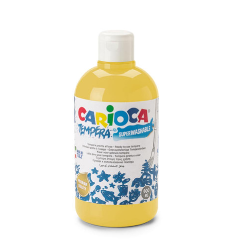 Tempera CARIOCA 500 ml, pasteļdzeltena