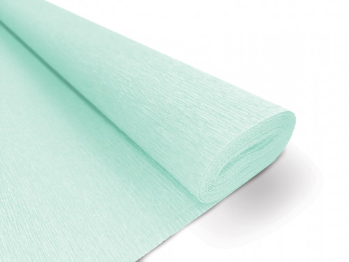 Kreppapīrs INTERDRUK 50*200cm pasteļu mint krāsa Nr.38