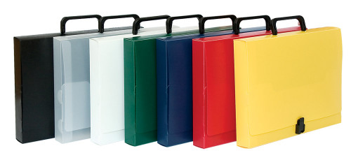 Portfelis ar slēdzi MULTI-S, PP A4, sarkans