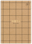 Klade INTERDRUK A5 70g/m2 64lp # mīksts vāks, Kraft