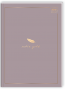 Klade INTERDRUK B5 70g/m2 160lp # mīksts vāks, Satin Gold