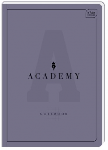 Klade INTERDRUK A6 90g/m2 96lp # ciets vāks, Academy