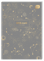 Klade INTERDRUK A5 70g/m2 96lp # ciets vāks, Metallic Dreams