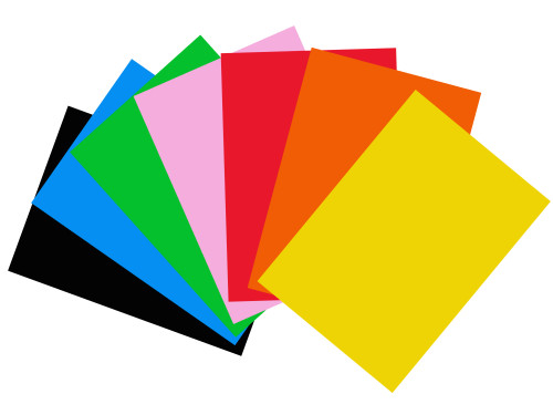 Krāsains divpusējs kartons RAINBOW 230g/m2 A3 7 krāsas