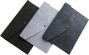Mape-aploksne HFP EXXO A4+ ar spiedpogu, horizontālā, 2mm filcs, melna