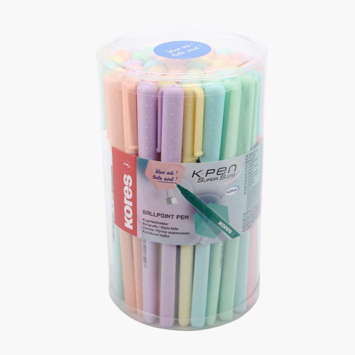 Pildspalva lodīšu KORES K-PEN M (1.0) Pastel, zila
