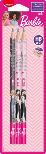 Zīmulis MAPED "Barbie" HB 6gab. blisterī