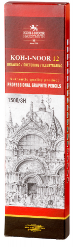 Zīmulis grafīta KOH-I-NOOR 1500 3H