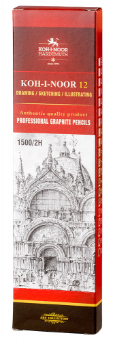 Zīmulis grafīta KOH-I-NOOR 1500 2H
